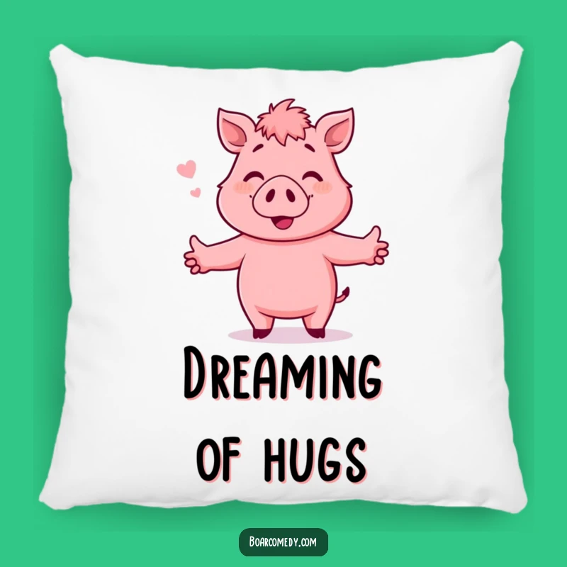 Funny Hugging Boar Pillow: Cuddle Up with Adorable Hugs
