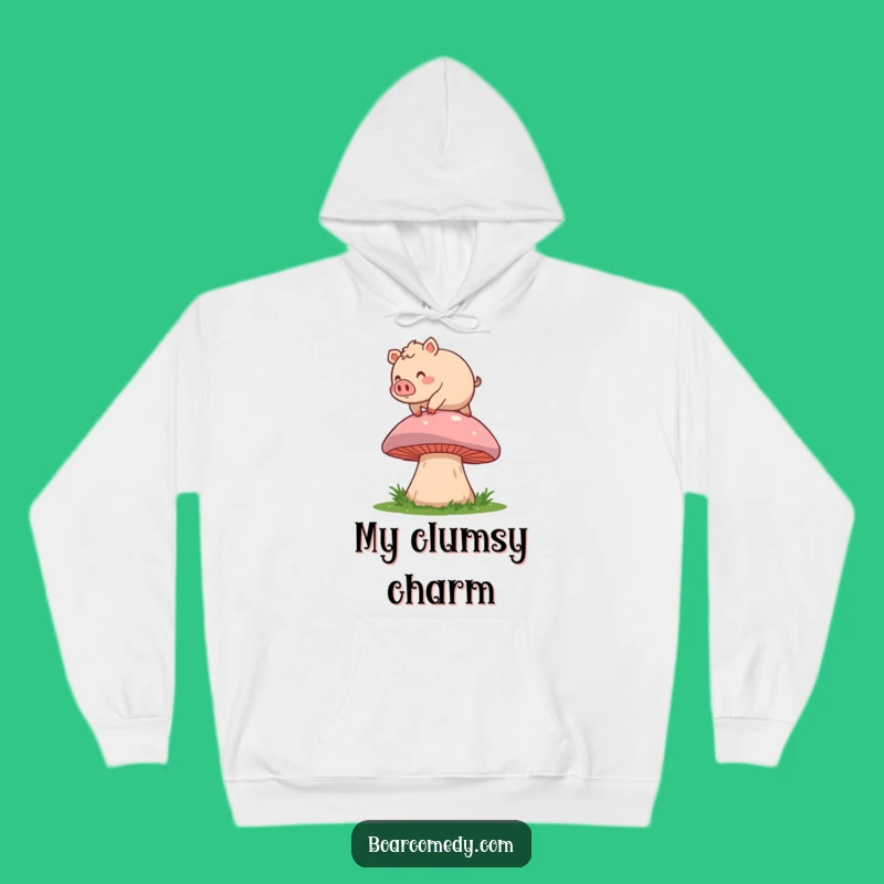 Funny Boar Mushroom Trip Hoodie: Cozy Humor for Cold Days