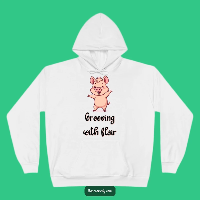 Funny Kawaii Boar Hoodie - Cozy Dance Sweatshirt, Cute Comfort, Ultimate Funny Gift