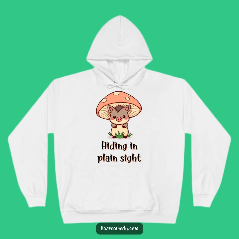 Cozy Funny Kawaii Boar Mushroom Hoodie: Embrace Whimsy and Warmth with This Gift